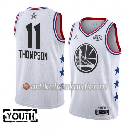 NBA Golden State Warriors Trikot Klay Thompson 11 2019 All-Star Jordan Brand Weiß Swingman - Kinder